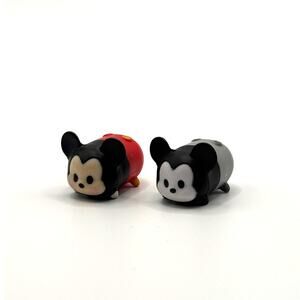Disney Tsum Tsum Lot of 2 Mickey Mouse Size Small, EUC